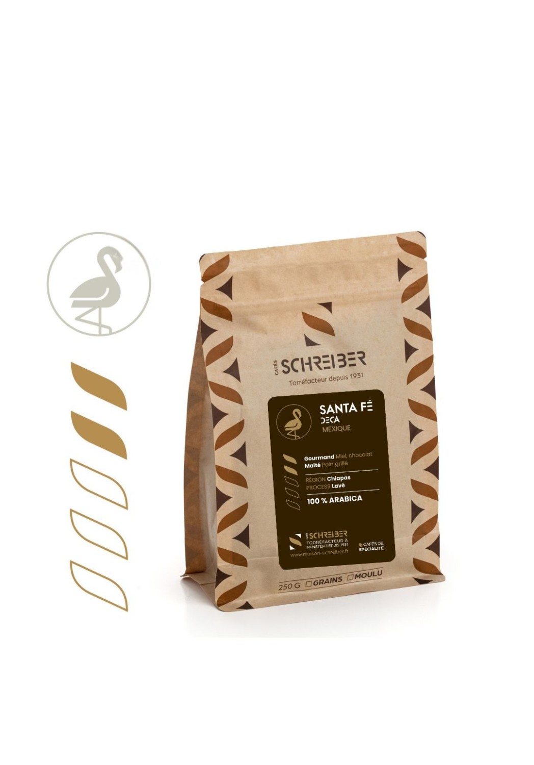 Café Santa Fé Déca  250g - Schreiber Torréfacteur Artisanal
