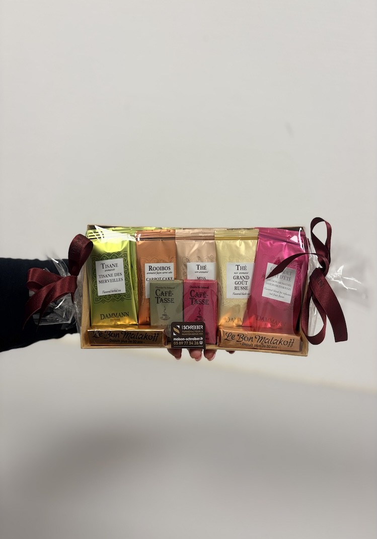 Schreiber Dammann thé tisane sachets cadeau