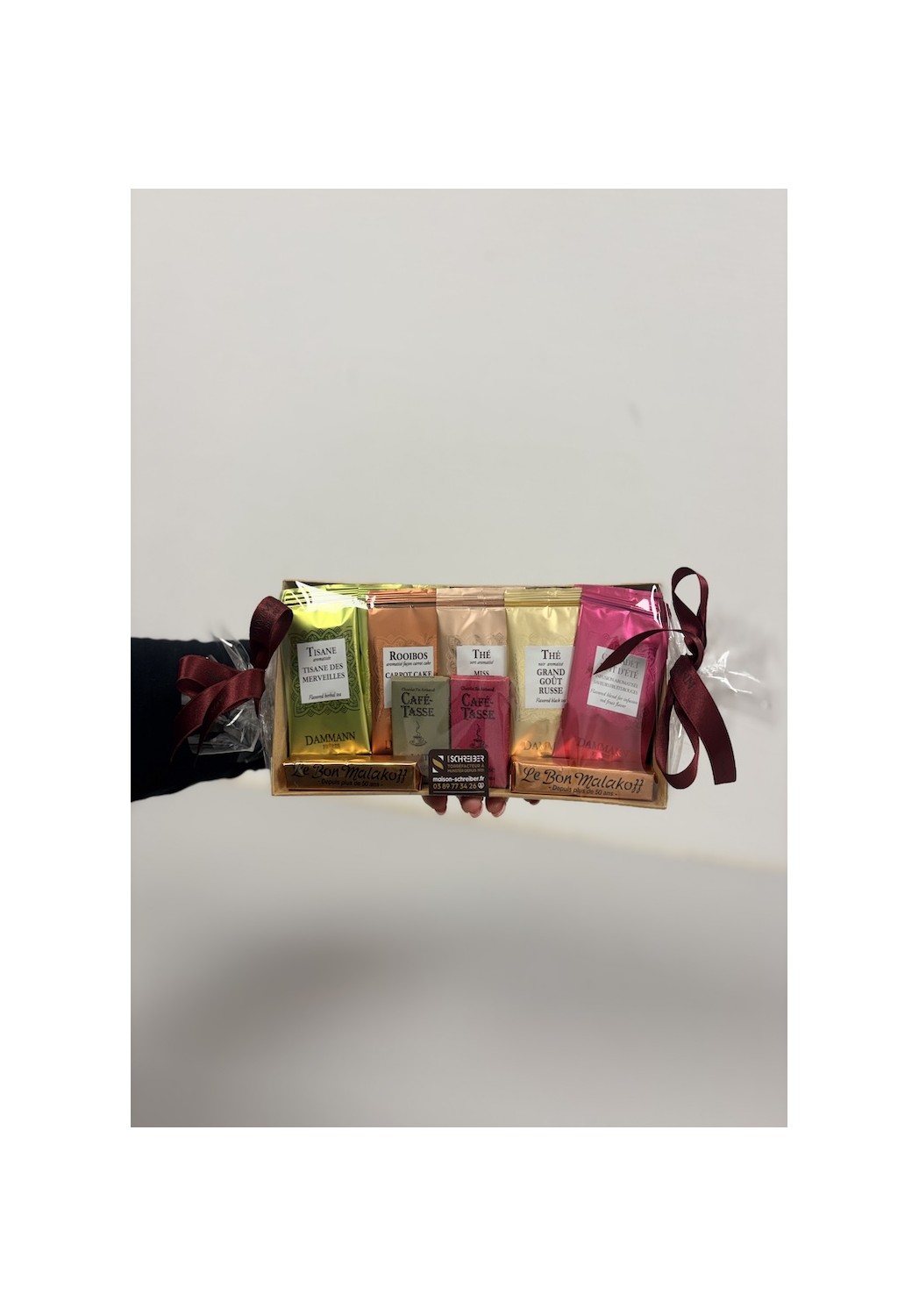 Schreiber Dammann thé tisane sachets cadeau