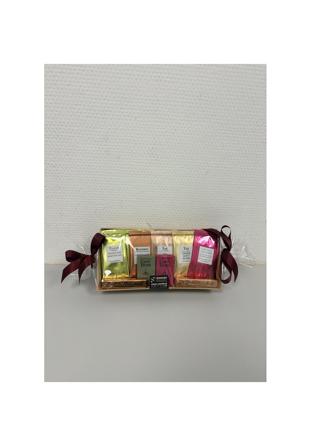 Schreiber Dammann thé tisane sachets cadeau