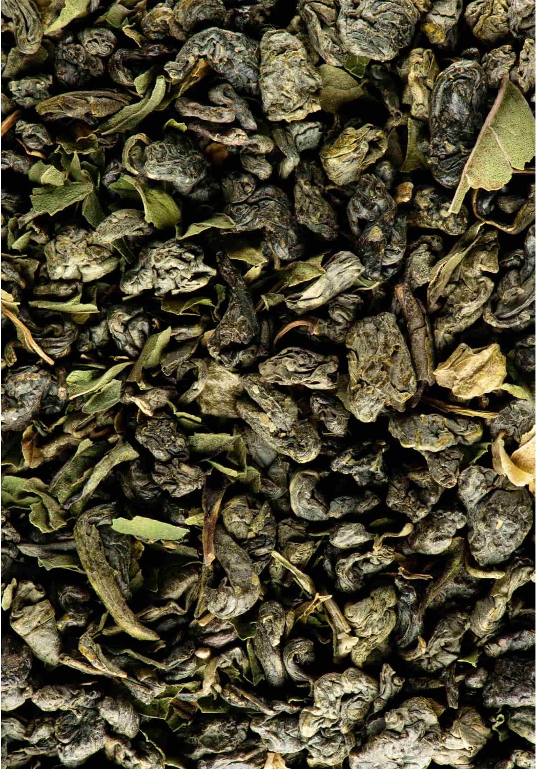 Thé Vert à la mente image en vrac