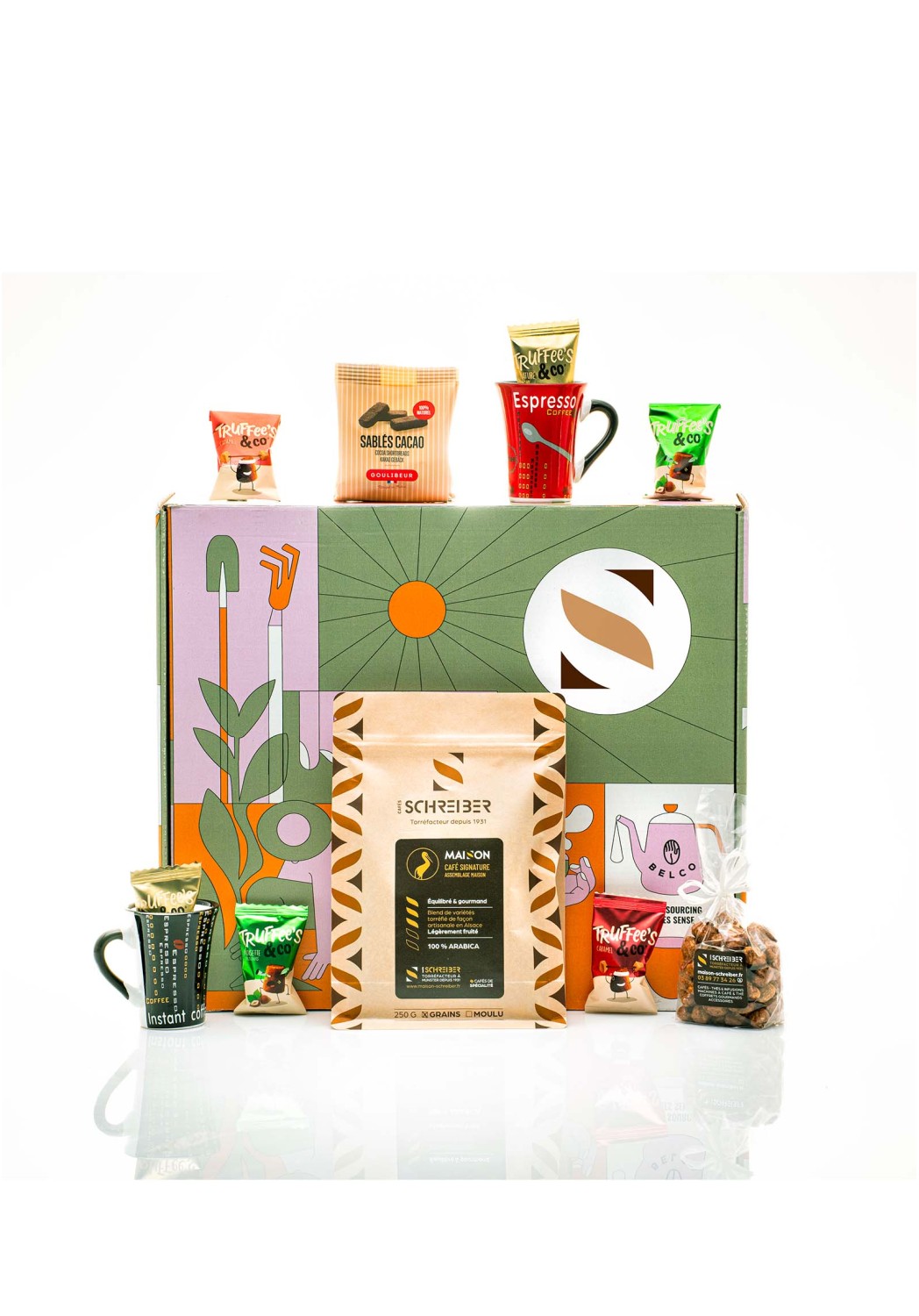 Schreiber coffret gourmand - Pause Café
