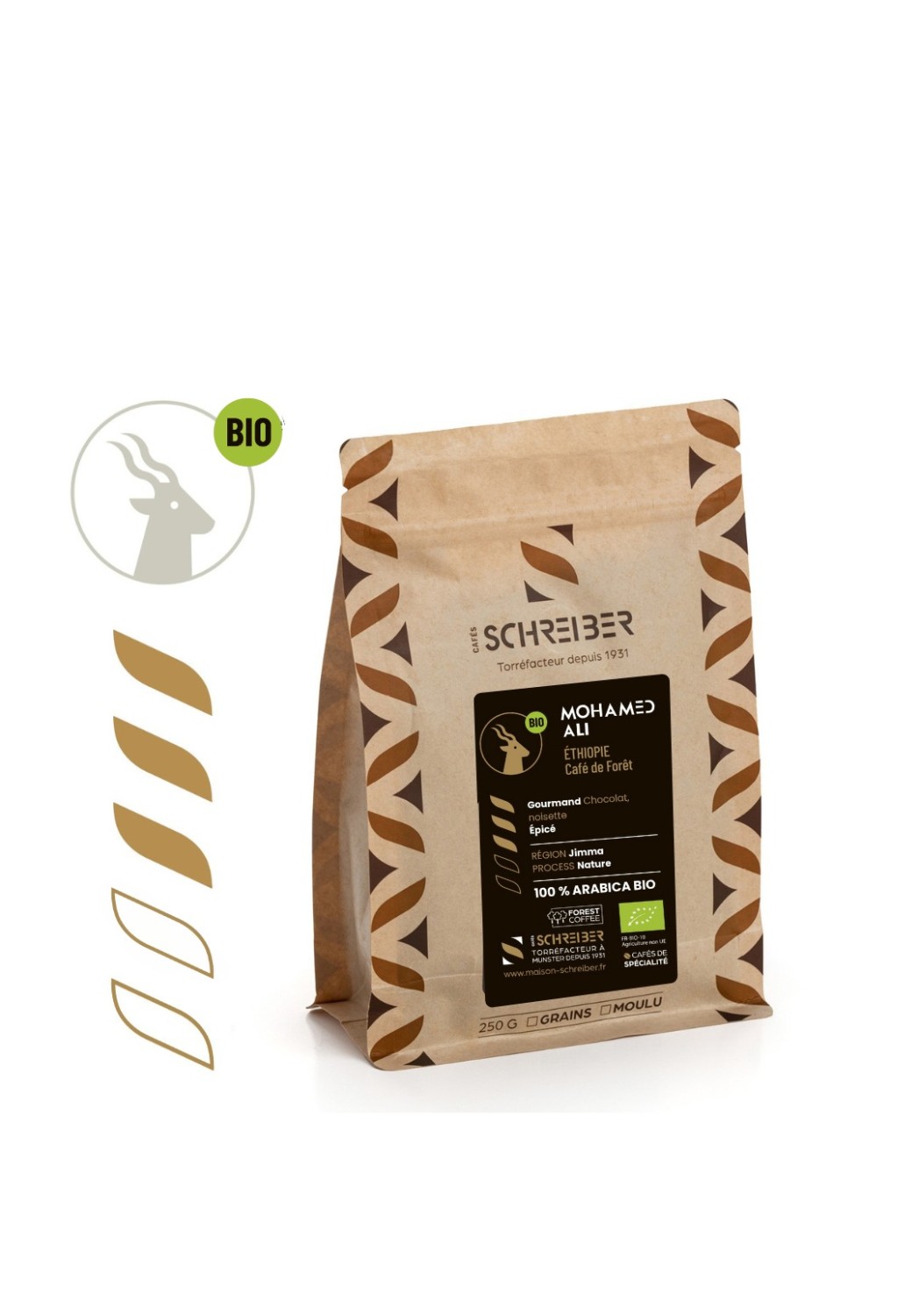 Mohamed Ali BIO - Éthiopie 250g Schreiber